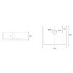 Kohler K-19897T-0 DELTA 長方形檯上式面盆：超薄設計，耐火土材質，適用多種浴室風格
